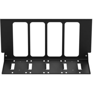 4-Unit Dell Pro Max Micro Face Plate/Bracket Set for Modular Shelf