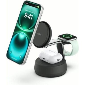 Belkin UltraCharge Pro Induction Charger - For Qi2-enabled Device, iPhone - Input connectors: USB - Qi2 Certified, Fast Ch