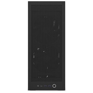 NZXT H2 Flow 2026 mini-ITX Case with PCIe 5.0 Riser Cable - All Black Color