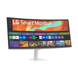 LG 34U601SA-W 34IN QHD CURVED 1800R 3440x1440 VA SMART MONITOR HDMI BT WIFI USB-A SPK TILT 3 YEARS WARRANTY