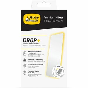 OtterBox Premium Glass Screen Protector for Apple iPhone 15 Plus - Clear - For 17 cm (6.7") LCD Smartphone - Anti-microbia
