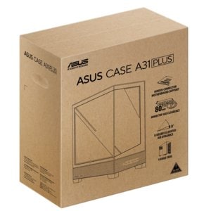 ASUS A31 PLUS Case - Mid Tower - ARGB - ATX, Micro-ATX, Mini-ITX, BTF - Black