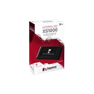 Kingston XS1000 SXS1000/2000GA 2 TB Desktop Solid State Drive - External - Black - USB 3.2 (Gen 2)