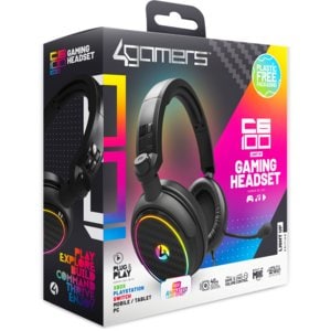 C6-100 LED Light-Up RGB Gaming Headset For PS4, PS5, XBOX, Nintendo Switch 2, Nintendo Switch, PC & Mobile