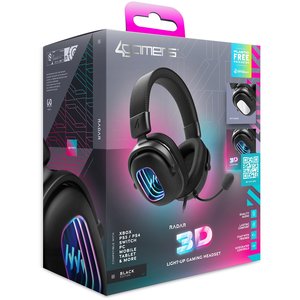RADAR Light Up RGB Gaming Headset 3D Mirror for PS5, PS4, XBOX, Nintendo Switch2, Nintendo Switch, PC & Mobile