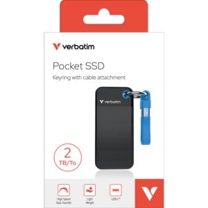 Pocket SSD USB 3.2 Gen 2 2TB Black/Blue