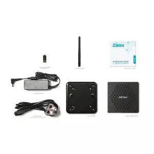 ZBOX CI331 nano (Barebone) - Celeron N5100 - Dual Gigabit Ethernet, Wi-Fi 5 and Bluetooth 5 - VESA Mount Ready - 2 x USB 3