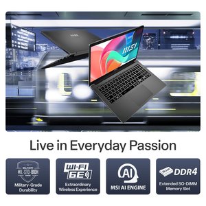 Modern 15 F1MG - 15.6in FHD IPS - Intel Core 5 120U - 16GB8GBx2 RAM DDR4 -512GB NVMe SSD - WiFi 6E AX211 - 3cell 456.Whr -