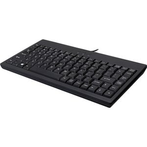 Adesso EasyTouch AKB-110B Keyboard - Cable Connectivity - USB Interface - English, French - Black - Membrane Keyswitch - 8