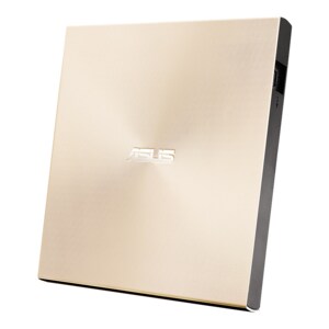 ASUS ZenDrive U9M Gold ultra-slim portable 8X DVD burner with M-DISC support for lifetime data backup compatible with USB 