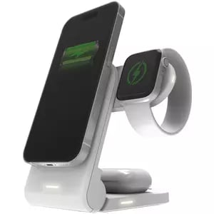 65W GAN UNIVERSAL TRAVEL POWER ADAPTER WITH ADAPTERS FOR UK, EU AND AU (2 X USB-C / 1 X USB-A) - WHITE