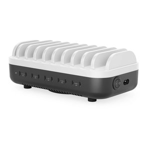 Powerfin 10 Port USB-C Desktop Charging Station - 100W