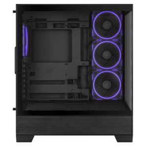 ASUS A31 PLUS Case - Mid Tower - ARGB - ATX, Micro-ATX, Mini-ITX, BTF - Black