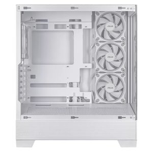 ASUS A31 PLUS Case - Mid Tower - ARGB - ATX, Micro-ATX, Mini-ITX, BTF - White