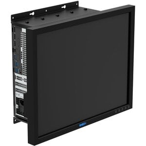 Rack Solutions Mounting Bracket for PC, Monitor - Black - TAA Compliant - 75 x 75, 100 x 100 - VESA Mount Compatible - Col