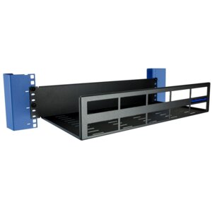 2U Horizontal Cable Management Tray 9in Deep