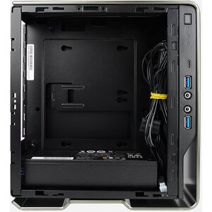CHOPINMAX Mini-ITX Tower Silver color 200W 80 PLUS Gold PSU.1 x USB 3.2 Gen 2x2 Type-C 2 x USB 3.2 Gen 1 HD Audio.