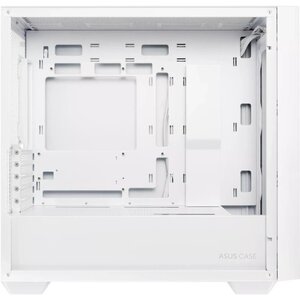 ASUS A21 PLUS White microATX case offers support for hidden-connector motherboards, 360 mm radiators and 380 mm graphics c