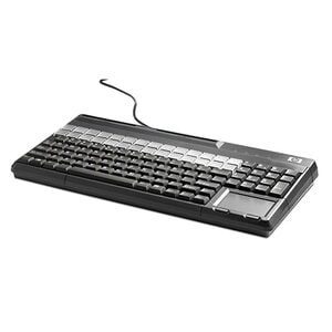 HP POS USB Keyboard with Magnetic Stripe Reader
