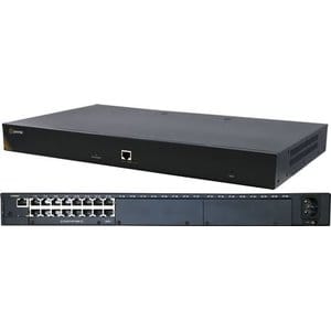 Perle IOLAN SCG16 Device Server - 1000 MB - Twisted Pair - 1 x Network (RJ-45) - 1 x USB - 17 x Serial Port - 10/100/1000B