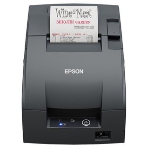 TM-U220IIB-302 Kitchen Receipt & Ticket with Auto Cutter Includes English and Traditional Chinese fonts Serial power suppl