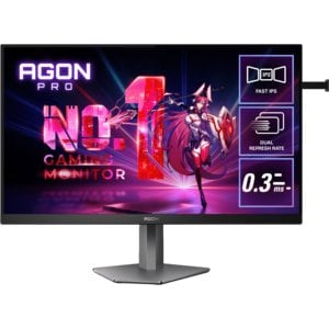 AGON AG276UZ 27in Fast IPS Dual Mode FHD 480Hz/UHD 240Hz Fast IPS 0.3ms HDR400 Premium Gaming Monitor HDMI 2.1 DP 2.1 USB 