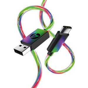 Play & Charge Cable (USB-C) Light Up LED - 3m - PS5, Nintendo Switch