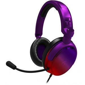 C6-100 Gaming Headset Strike Red & Purple For PS5, PS4, XBOX, Nintendo Switch 2, Nintendo Switch PC & Mobile