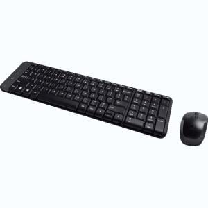 MK220 WIRELESS COMBO  Sleek, minimalist design, advanced 2.4GHz wireless, compact keyboard and mouse combo.
