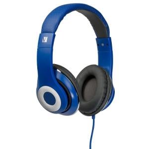 Verbatim Classic Wired Over-the-head Stereo Headset - Blue - Binaural - Circumaural - 32 Ohm - 20 Hz to 20 kHz - 120 cm Ca