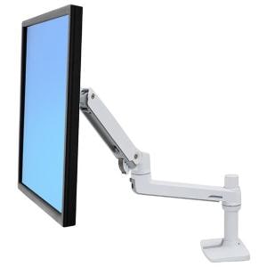 LX Desk Single Monitor Arm (White)