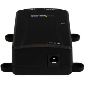 StarTech.com PoE Injector - Supply power and data connectivity to an individual Gigabit PoE device over standard Ethernet 