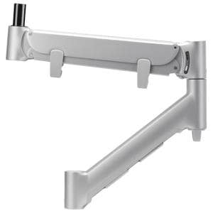 AWM-AHX-S heavy duty dynamic arm - flat monitors to 16kg (35lb) - curved monitors to 12kg (26.5lb) - Silver