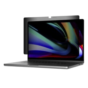 Targus ASM14MBPGL Anti-glare Privacy Screen Filter - Clear, Black - TAA Compliant - For 35.6 cm (14") Widescreen LCD MacBo