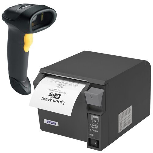 PROMOTIONAL BUNDLE: TM-T70 USB RECEIPT PRINTER KIT + LS2208 BARCODE SCANNER KIT