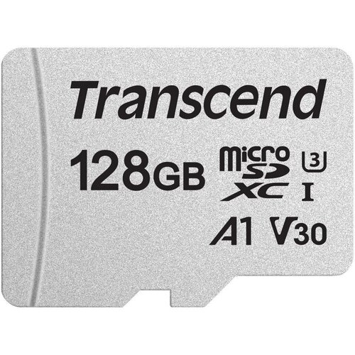 Transcend 128 GB Class 10/UHS-I (U3) microSDXC - 95 MB/s Read - 45 MB/s Write