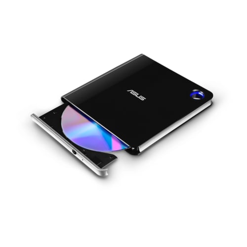ASUS SBW-06D5H-U - Ultra-slim Portable USB 3.2 Gen 1x1 Blu-ray burner with M-DISC support for lifetime data backup compati