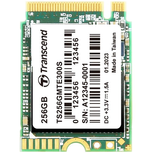 Transcend 300S MTE300S 256 GB Solid State Drive - M.2 2230 Internal - PCI Express NVMe (PCI Express NVMe 3.0 x4) - Desktop