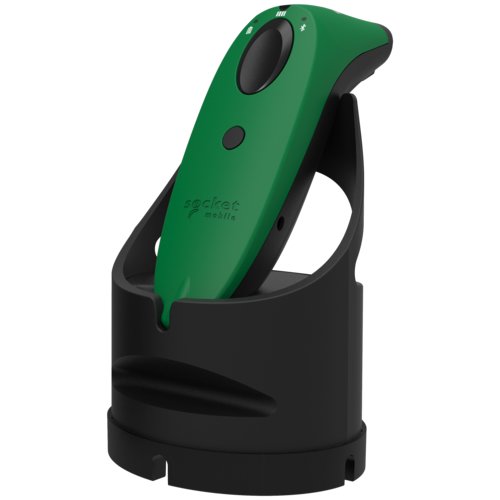 SocketScan S720 Linear Barcode QR Code Reader Green Black Dock