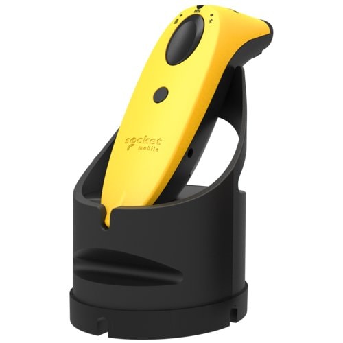 SocketScan S720 Linear Barcode QR Code Reader Yellow Black Dock