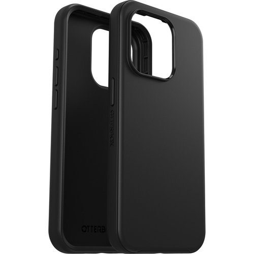 OtterBox Symmetry Case for Apple iPhone 15 Pro Max Smartphone - Black - Retail - Bacterial Resistant, Drop Resistant - Pla