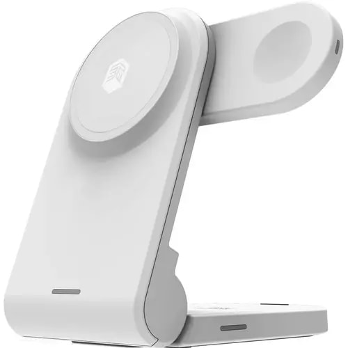 65W GAN UNIVERSAL TRAVEL POWER ADAPTER WITH ADAPTERS FOR UK, EU AND AU (2 X USB-C / 1 X USB-A) - WHITE