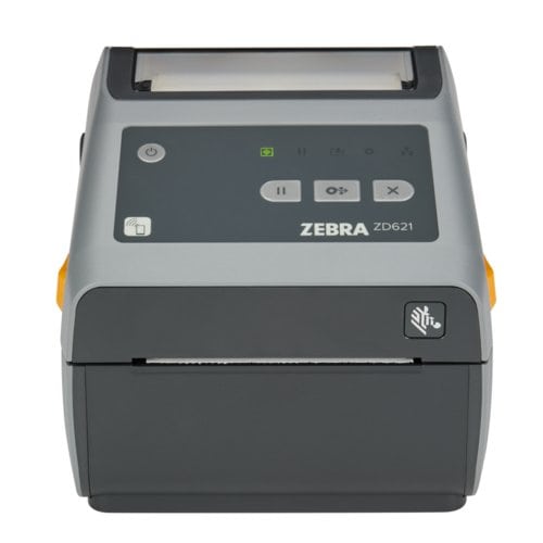 Direct Thermal Printer ZD621 203 dpi USB USB Host Ethernet Serial BTLE5 Linerless with Label Taken Sensor APAC Cord Bundle