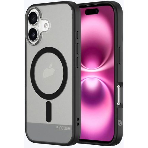 Incase Slim Case for Apple iPhone 16 Smartphone - Frosted texture - Black - Drop Resistant, Bacterial Resistant - Thermopl