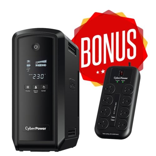 CP900EPFCLCDA with bonus 8-PORT SURGE PROTECTOR WITH 2USB PORTS