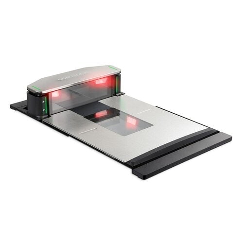 Magellan 9900i Scanner/Scale, Long Platter/Fixed Produce Rail/Flange Mount with Scale Sentry, MX/Single Interval/Metric Co