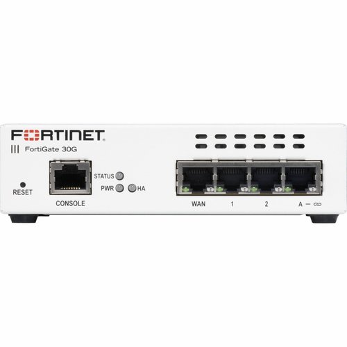 FortiGate 30G 4 x GE RJ45 ports (including 3 x Internal Ports, 1 x WAN Ports)