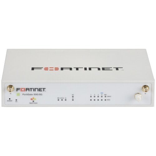 FortiGate 50G-5G 5xGE RJ45 ports (Incl 4xInternal Ports, 1xWAN Ports),  with Embedded 3G/4G/LTE/5G wireless wan module, 5 