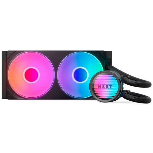 NZXT Kraken Core 360 RGB RL-KR36C-B1 (360mm) Liquid Cooler - CPU, Motherboard - 127.51m³/h Maximum Airflow - 2400 rpm - Li