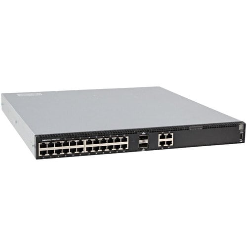 Smart Selection - Dell EMC Switch S4128T-ON, 1U, 28 x 10Gbase-T, 2 x QSFP28, IO to PSU, 2 PSU, OS10 Ent, 3Yr PS NBD